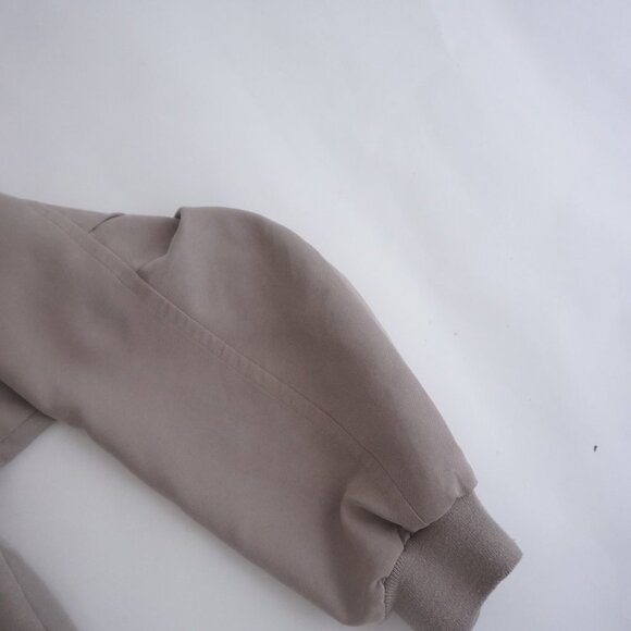 Vintage '90S Cutter And Buck Taupe Citation X Jet Zip Up Bomber Jacket Large - Picture 3 of 9